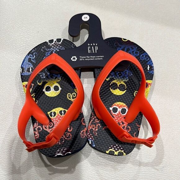 Baby Gap Flip Flops 5/6 - Picture 1 of 4